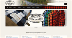 Desktop Screenshot of bemidjiwoolenmills.com