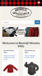 Mobile Screenshot of bemidjiwoolenmills.com